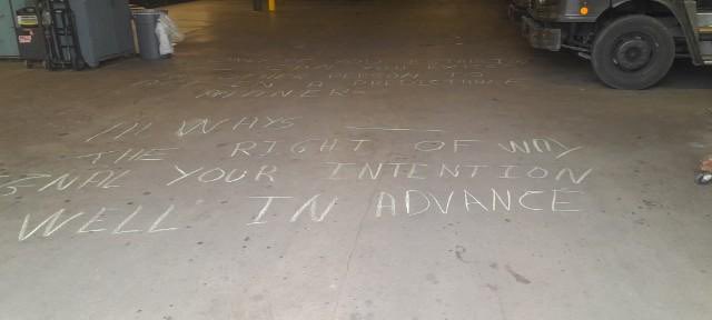 UPSManJohn's tweet photo. Sarge was busy again today as he is one of just 4 committee members working this week, the rest of us are enjoying a vacation. 
#SaturdaySafety is important because it’s mainly new drivers who shouldn’t be going a day without some sort of safety exercise, #10PtCommentary today. https://t.co/WiUFD5hPEq