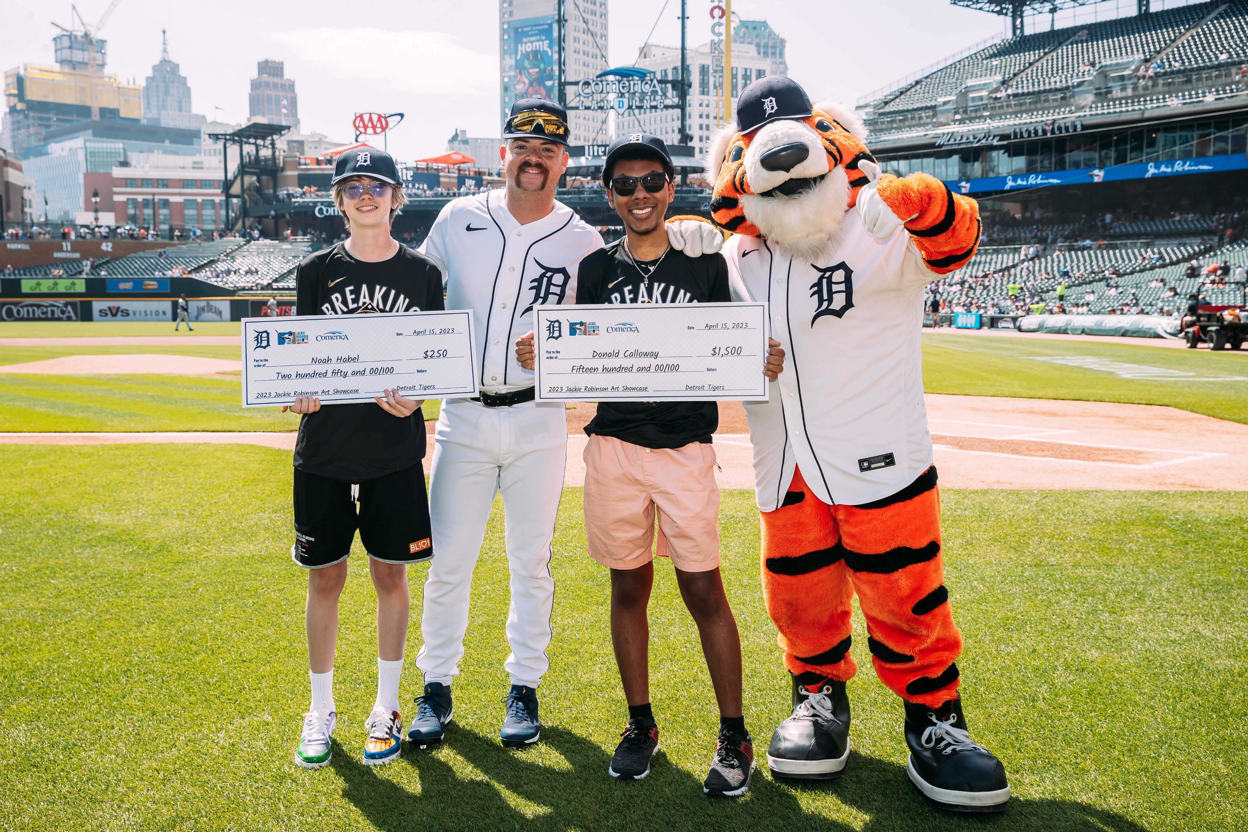 Detroit Tigers Community Impact on X: Congratulations to our Jackie  Robinson Art Contest winners! Inspired by Jackie's nine values, their work  is on display today in the Big Cat Court.  /