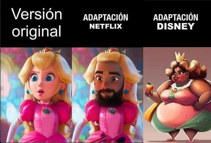 JovenVa's tweet photo. Asi las cosas con la princesa de la película  de Mario Bros; así la cultura woke https://t.co/cF7KcnRHQh