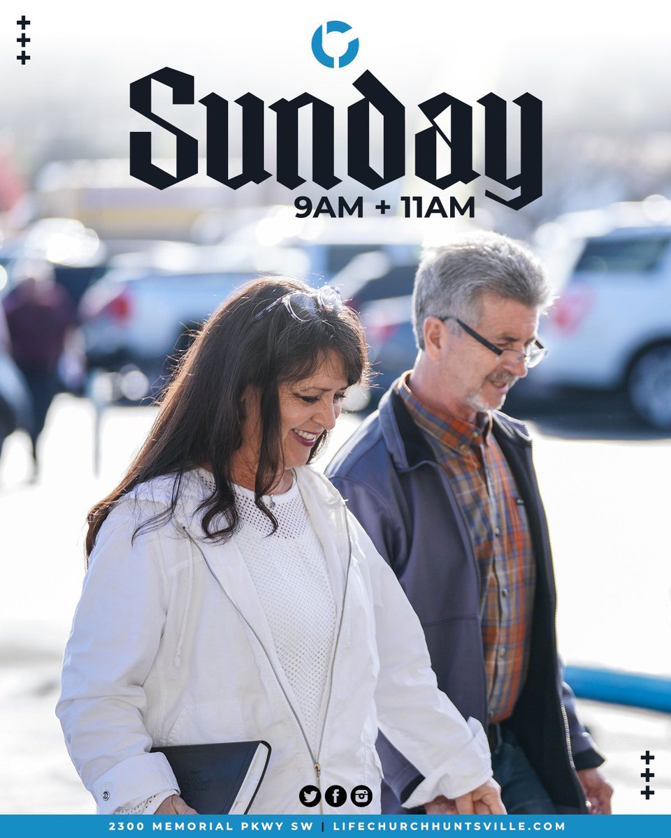 We can’t wait to see you tomorrow! Make plans to join us at either our 9am or 11am services! 🙌