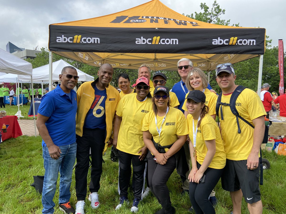ABC11Together's tweet photo. Amazing day participating in the Walk to Defeat ALS. Thanks to all who supported the cause. β€οΈ
We are Team βStogner Strongβ
@alsncchapter #alswalk #abc11 https://t.co/Jys9Dk2WK7