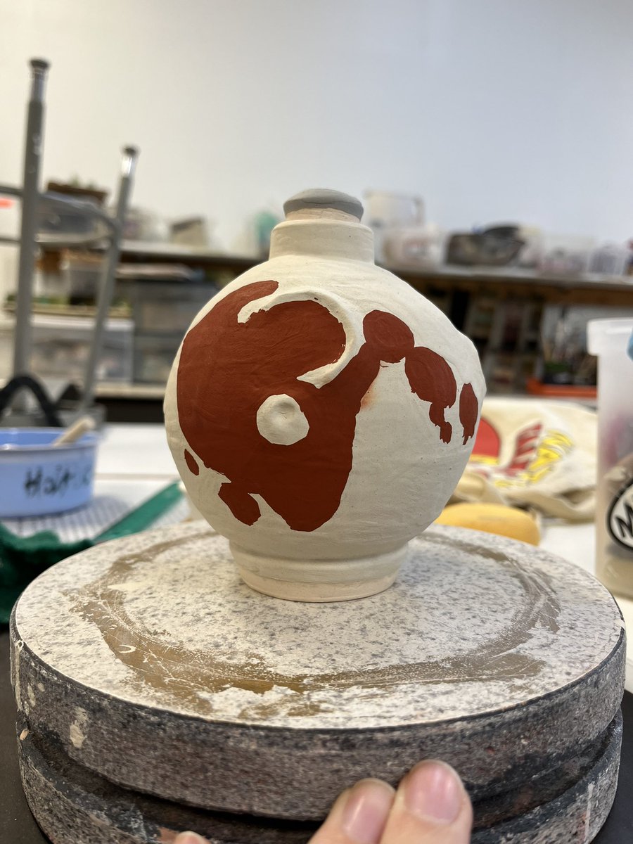 Dukesite's tweet photo. I made a tiny (to scale ~ ish) moon lamp! I’m going to get a different shade for it, but so far, it’s awesome. https://t.co/EHs1INuIjK