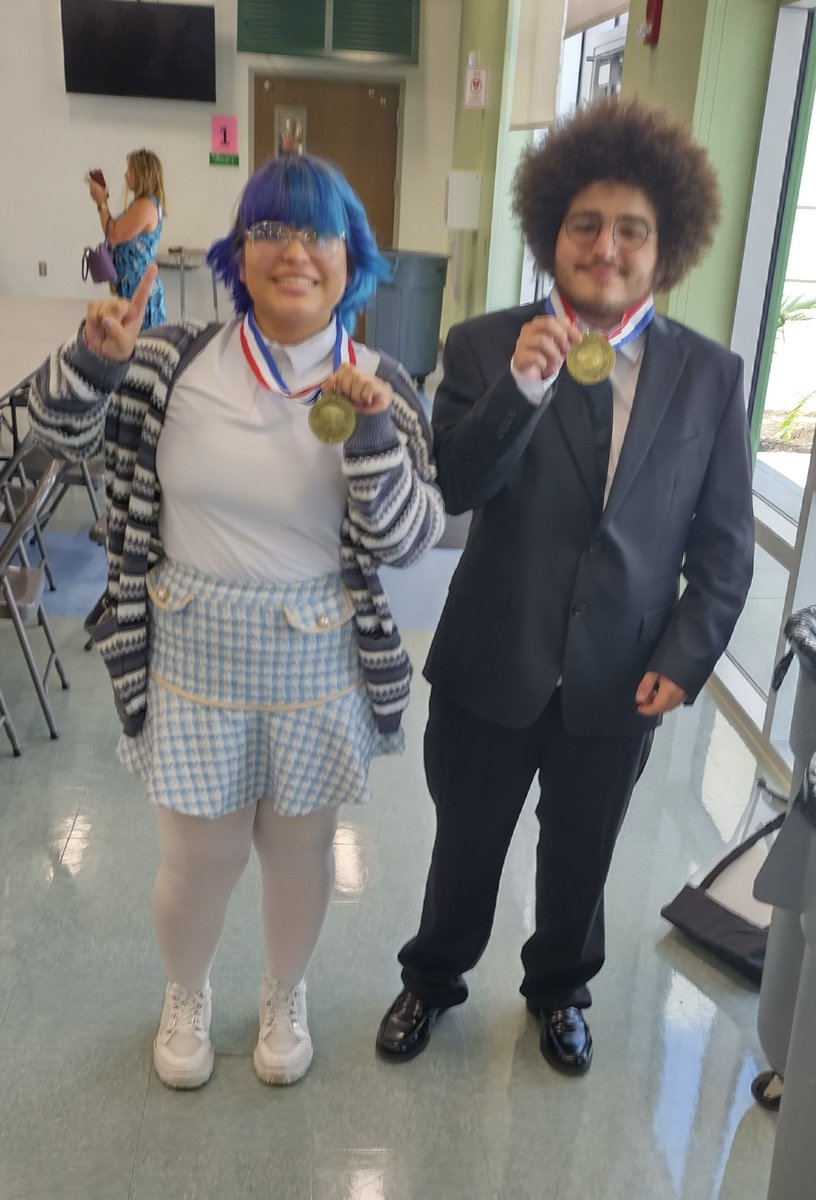 mssh_hawks's tweet photo. Please help us congratulate our team members for both finishing in 1st place in their respective events at the Florida Civics and Debate Initiative in Boca Raton. Brandon Quesada-Amor: Lincoln Douglas Debate/Natacha Cruz: Original Oratory #iammiamisprings https://t.co/awSWNQ3pLZ