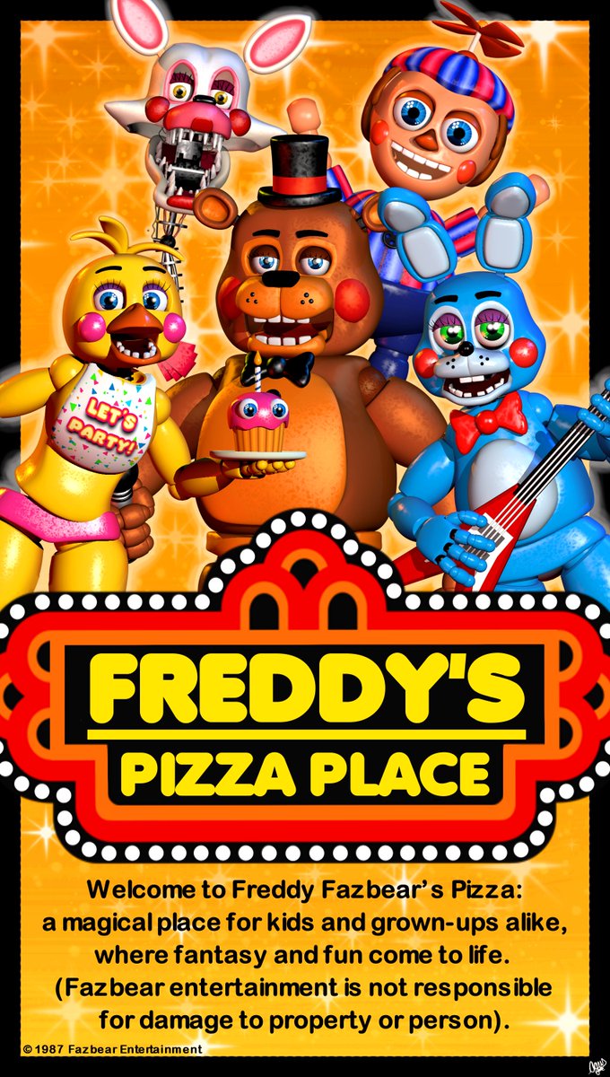 Fanf Promo All fake Freddy Fazbear's promo posters I made so far, half of these ...