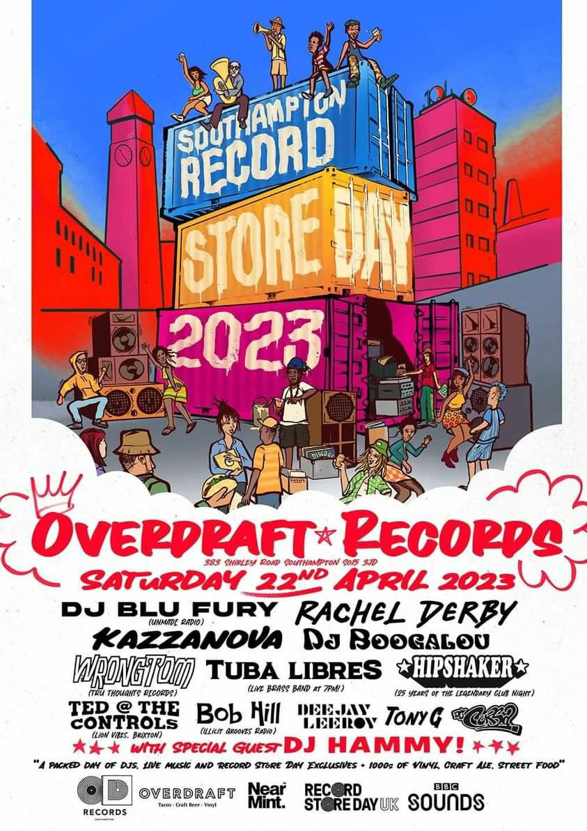 I'll be joining @soul45djs at Overdraft Records in Southampton next Saturday if anyone in the neighbourhood would care to shake a leg or two