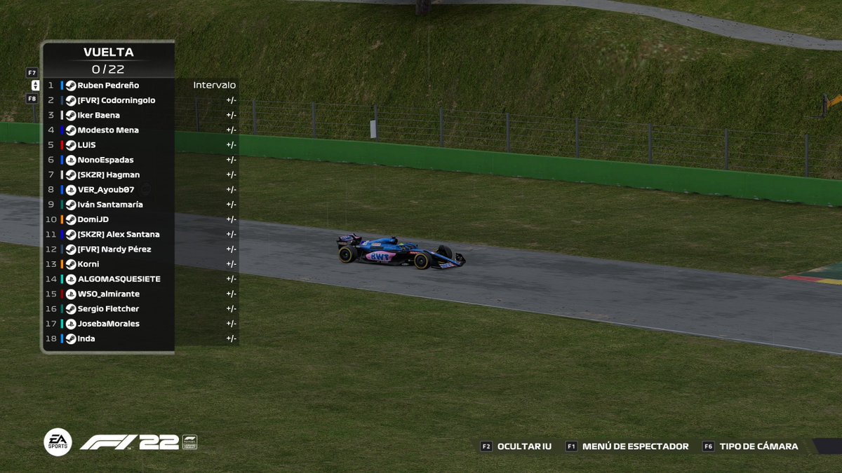 Simseriesnet's tweet image. Justo antes de arrancar la lluvia, empieza a llover y todos con gomas de seco...

#SimSeries