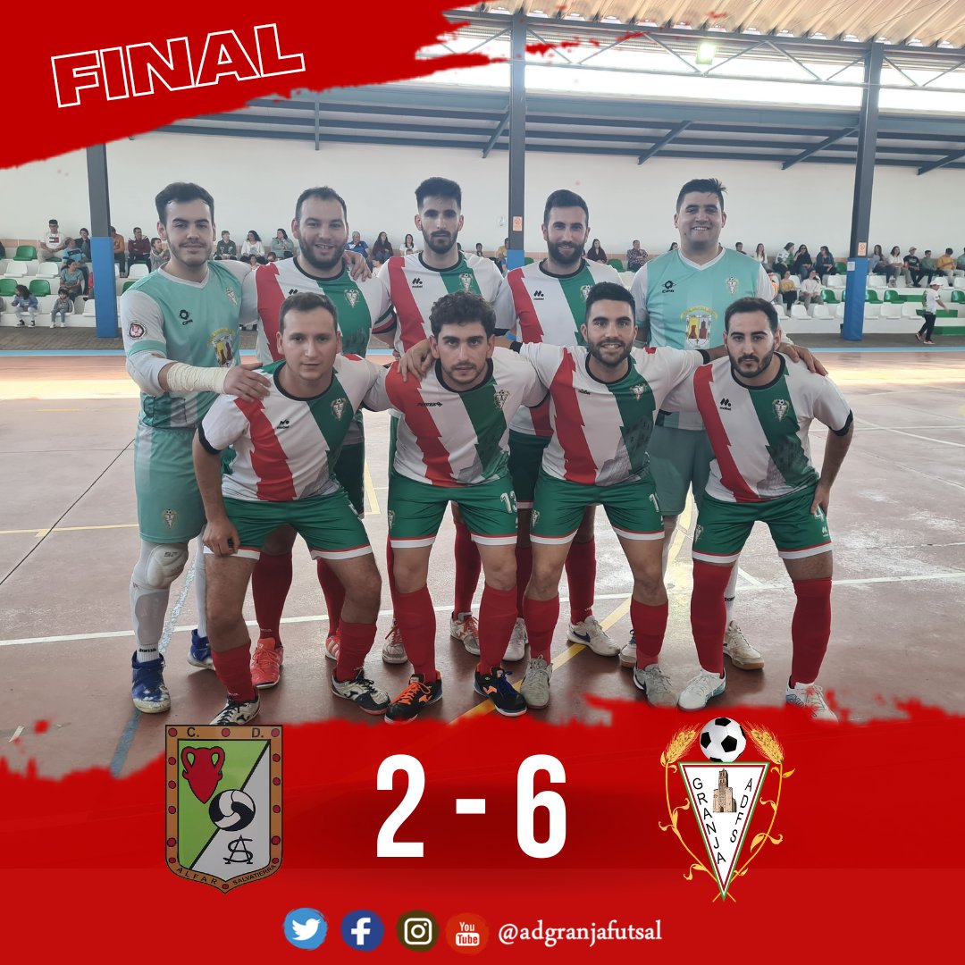 Final del partido.
Grandísima victoria en una pista muy incómoda en el que el equipo supo sufrir y sacar 3 puntos que nos acercan mucho al objetivo. ¡Gracias a toda nuestra afición!
⚽️⚽️ @movalencinutri 
⚽️ @ruby31x 
⚽️ @antoniosanchezg10 
⚽️ <a href="/jesuspila/">jesus pila</a> 
⚽️ <a href="/fidel6ojeda/">Fidel</a>