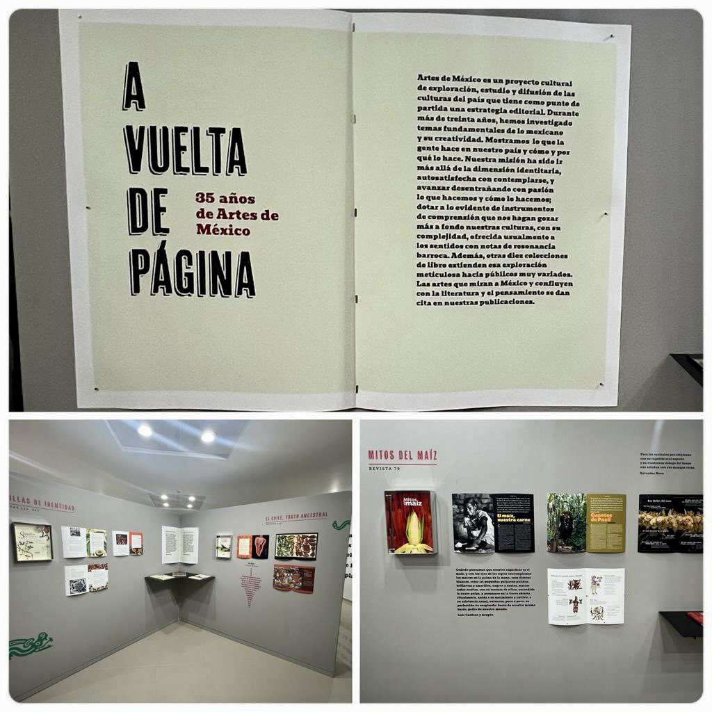 No te pierdas la exposición  “A vuelta de página” ,35  años de <a href="/artesdemexico/">Artes de México</a> . En el Centro Cultural de Villahermosa, Tabasco.
7 millones de publicaciones impresas.
135 ediciones de revistas.
10 colecciones de libros.
1500 autores.
1000 artistas.
400 fotógrafos.
350