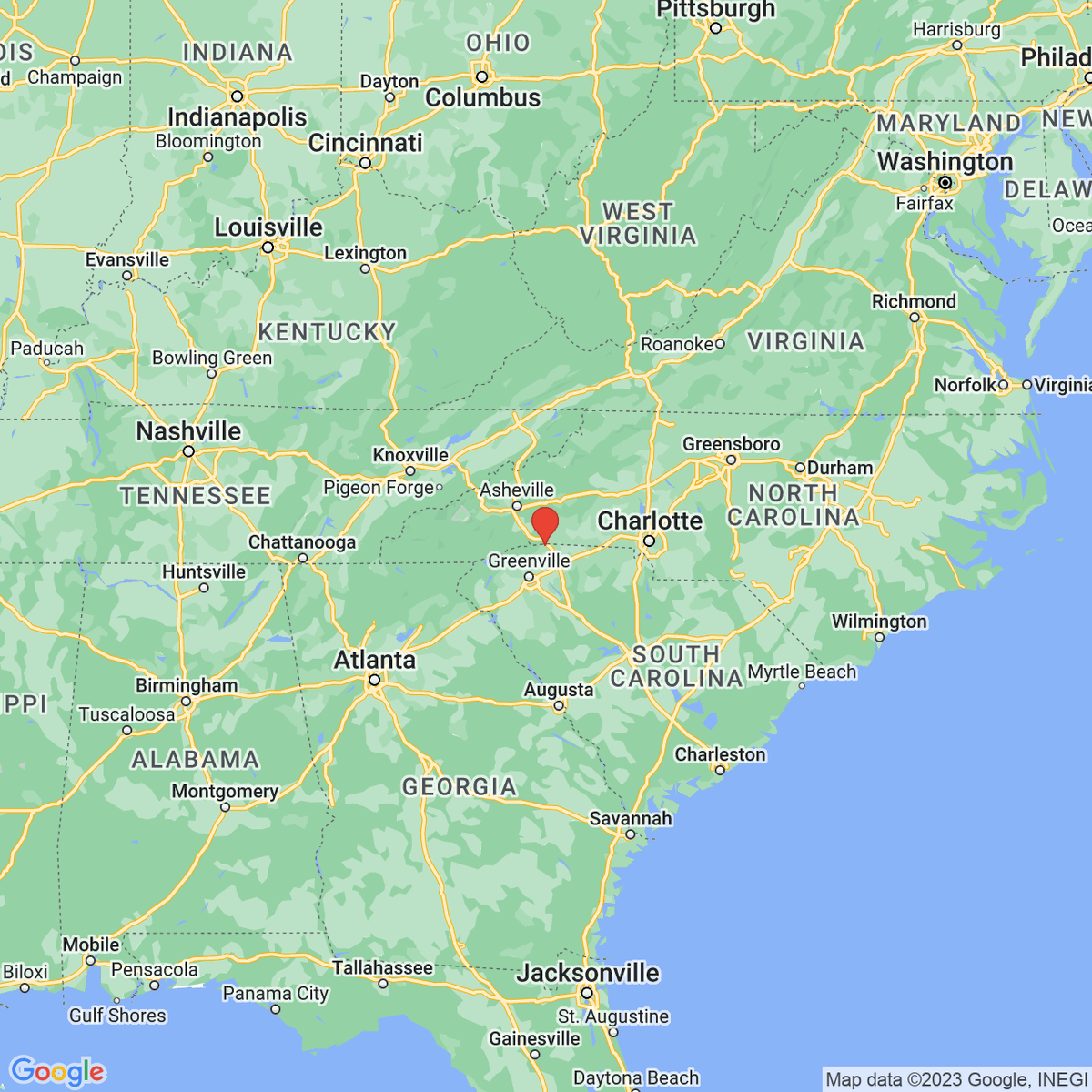 New town every hour on Twitter "Landrum, South Carolina Population