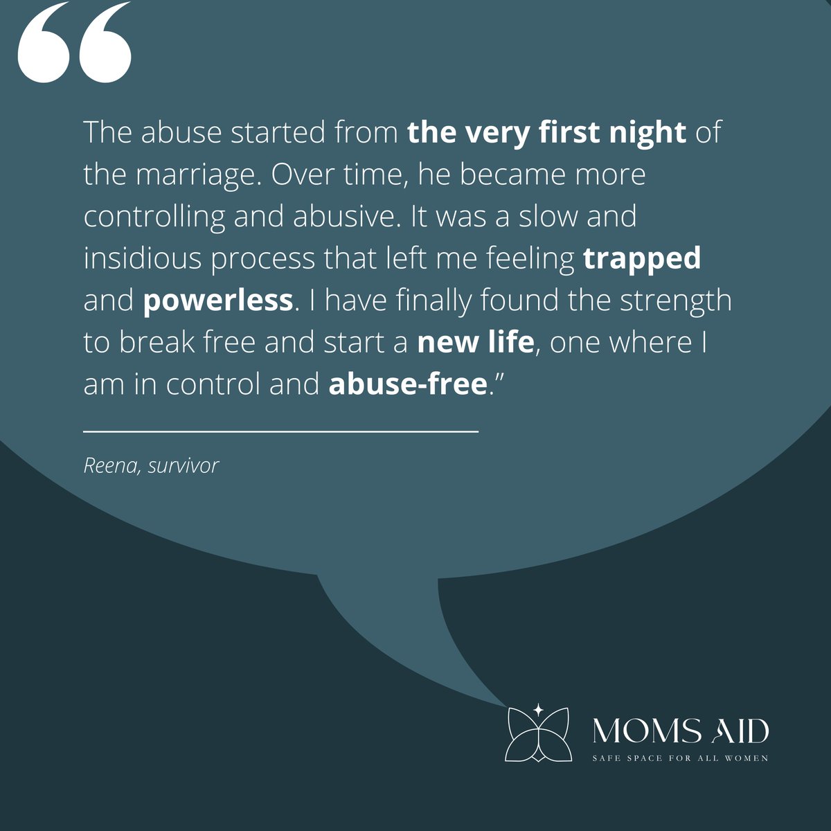 Behind closed doors, abuse can be hidden and insidious. It's time to break the silence and shine a light on this important issue.

#domesticabuse #domesticabuseawareness #unitedtogethertoendviolence
#endviolencetogether #MomsAid #risingtogether