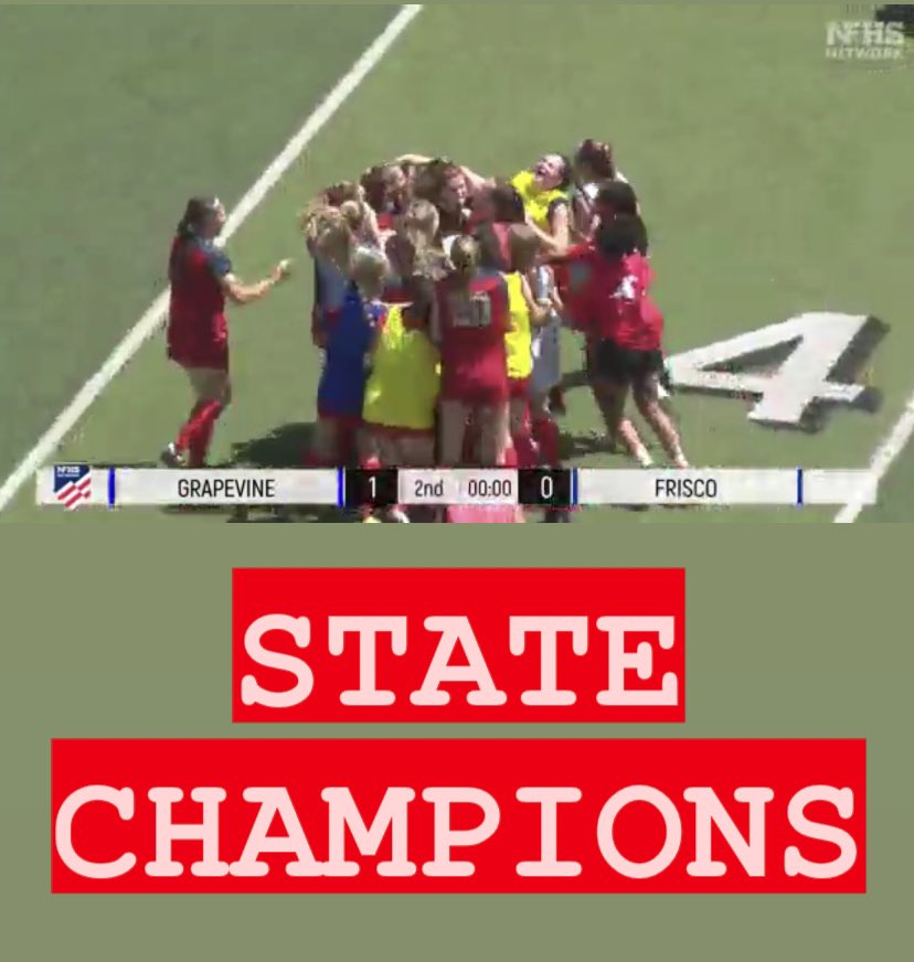 YES!!!! Way to bring it home <a href="/_onemustang/">Grapevine Soccer</a> STATE CHAMPS!! 🏆