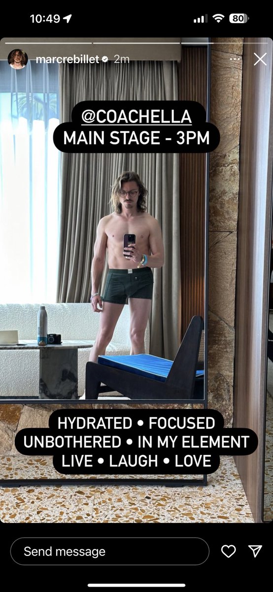 DailyLoopDaddy's tweet photo. #COACHELLA2023 MAIN STAGE 3PM TODAY! #hydrated #focused #unbothered #DailyLoopDaddy #MarcRebillet #LoopDaddy #Coachella @coachella @marcrebillet @marconfilm
https://t.co/YUzymLNW9t https://t.co/vsBGlxOpSh