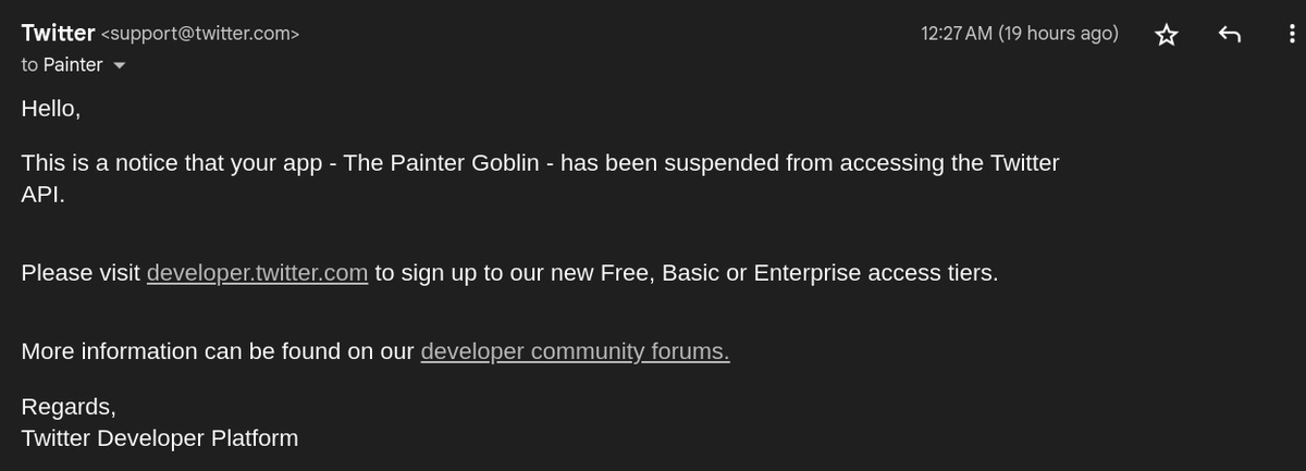 paintergoblin's tweet photo. Keep making the world a grimier and muckier place @elonmusk ... you get back what you put in (or take out).
#PainterGoblin #DigitalArt #RemixArt #Wikidata #FOSS https://t.co/Bd4cb4Nekd