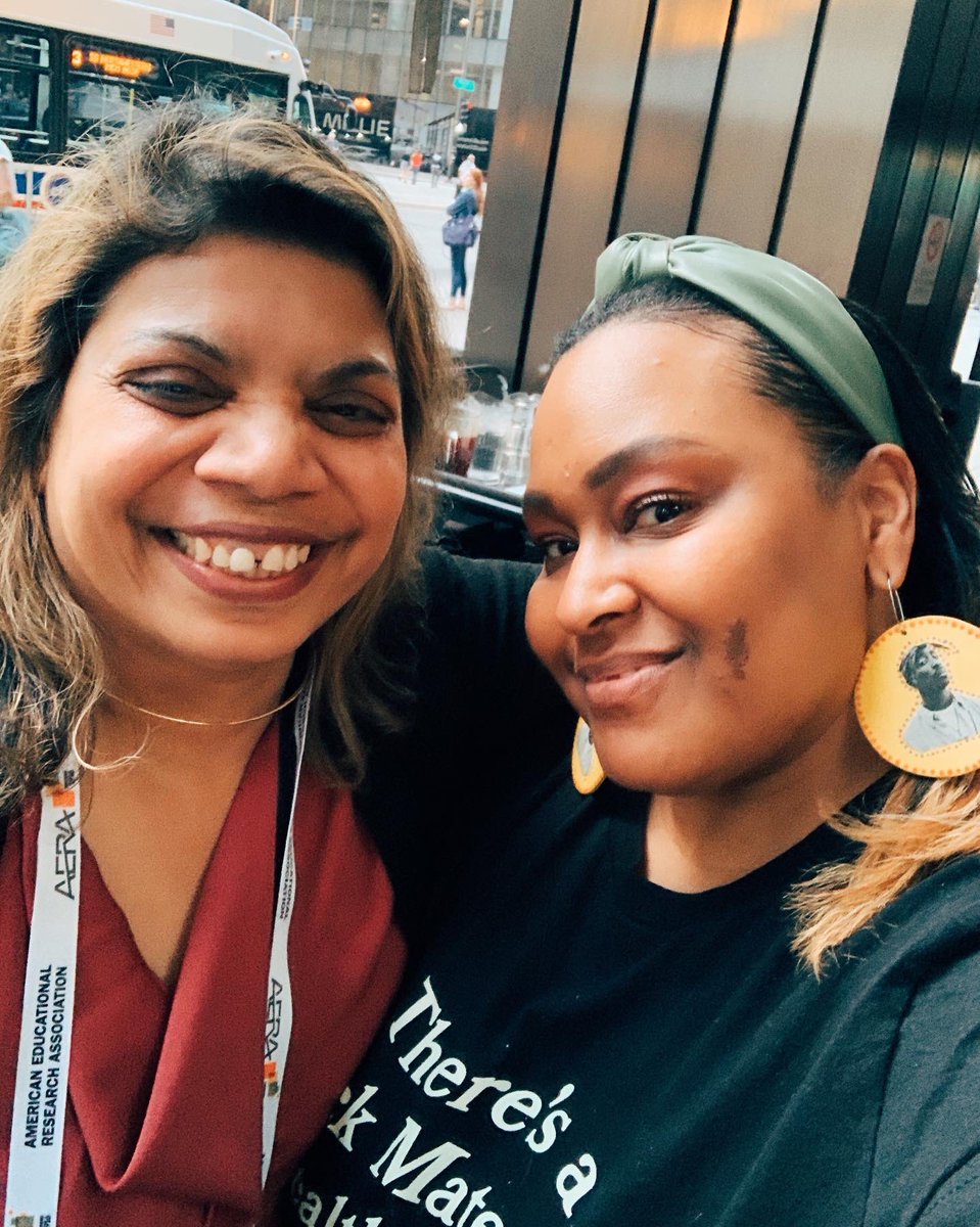 #DisCritMothering is here and unapologetically flexing this year at #AERA2023 Meeting and presenting alongside so many of my favorite DisCrit Mother Scholars this week has been life giving! @DrSubini and Nirmala Erevelles!! So Brown and Beautiful! #DisabledAndHere
