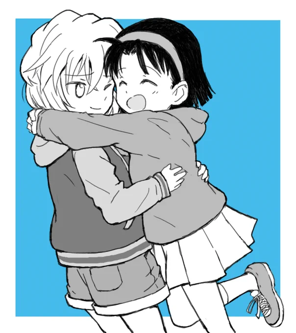 灰原と歩美ちゃん 