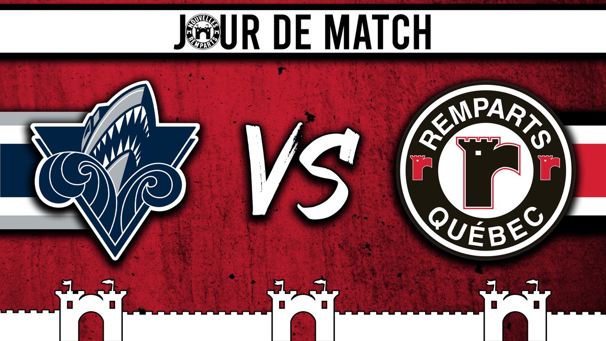 Soyez des nôtres pour le deuxième duel de la série de deuxième ronde opposant NOS REMPARTS de Québec à leur éternel Rivaux l'Océanic de Rimouski ! #DeQuebecPourQuebec