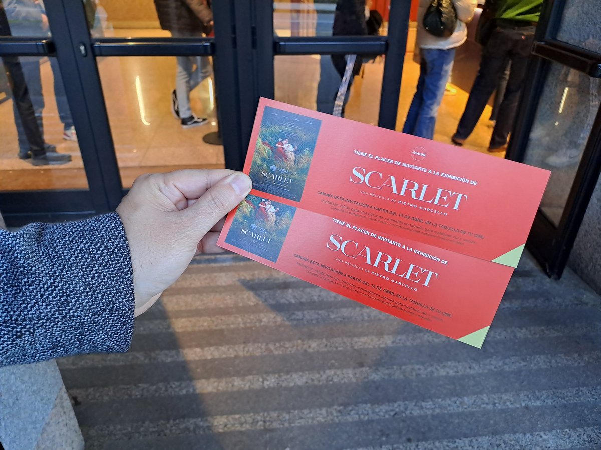 Bfachal's tweet photo. @Adicine_es @Avaloncine Gracias por las entradas 🤗 Me llegaron muy rápido, así que ya voy a aprovechar para verla hoy en @MultCompostela https://t.co/Fx8u2fTrBm