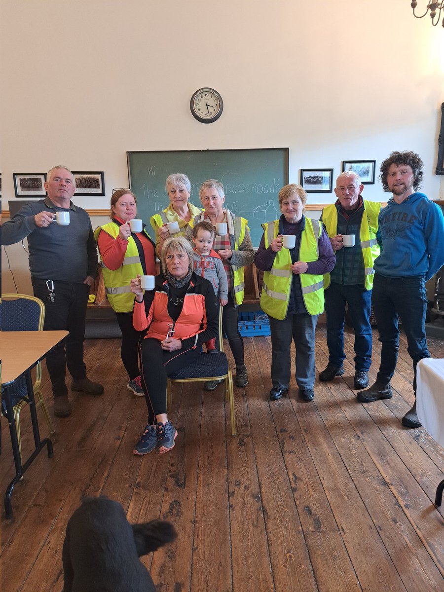 LaharnCross's tweet photo. 1/2 Thanks to all who took part in the @NationalSpringC at Laharn today.
We had a great number of volunteers from around Laharn and from our neighbouring villages in #Lombardstown, #Gortroe & #Bweeng https://t.co/Q1sSmxWn5S