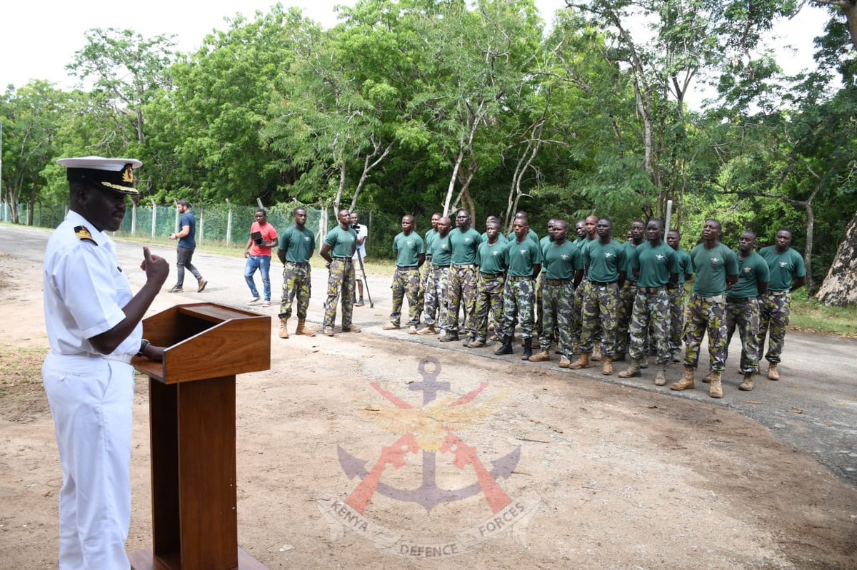 Kenya Defence Forces on Twitter "The Commandant Kenya Naval Training