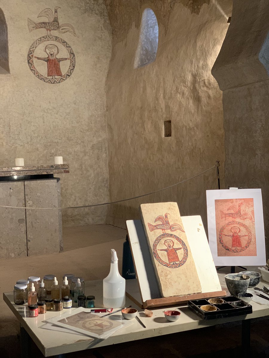 🎨 Aquesta tarda, visita guiada a Sant Quirze de Pedret i taller de pintura mural al fresc.

#Pedret #AGORAculturalCercs #ViuCercs #Cercs #Bergueda