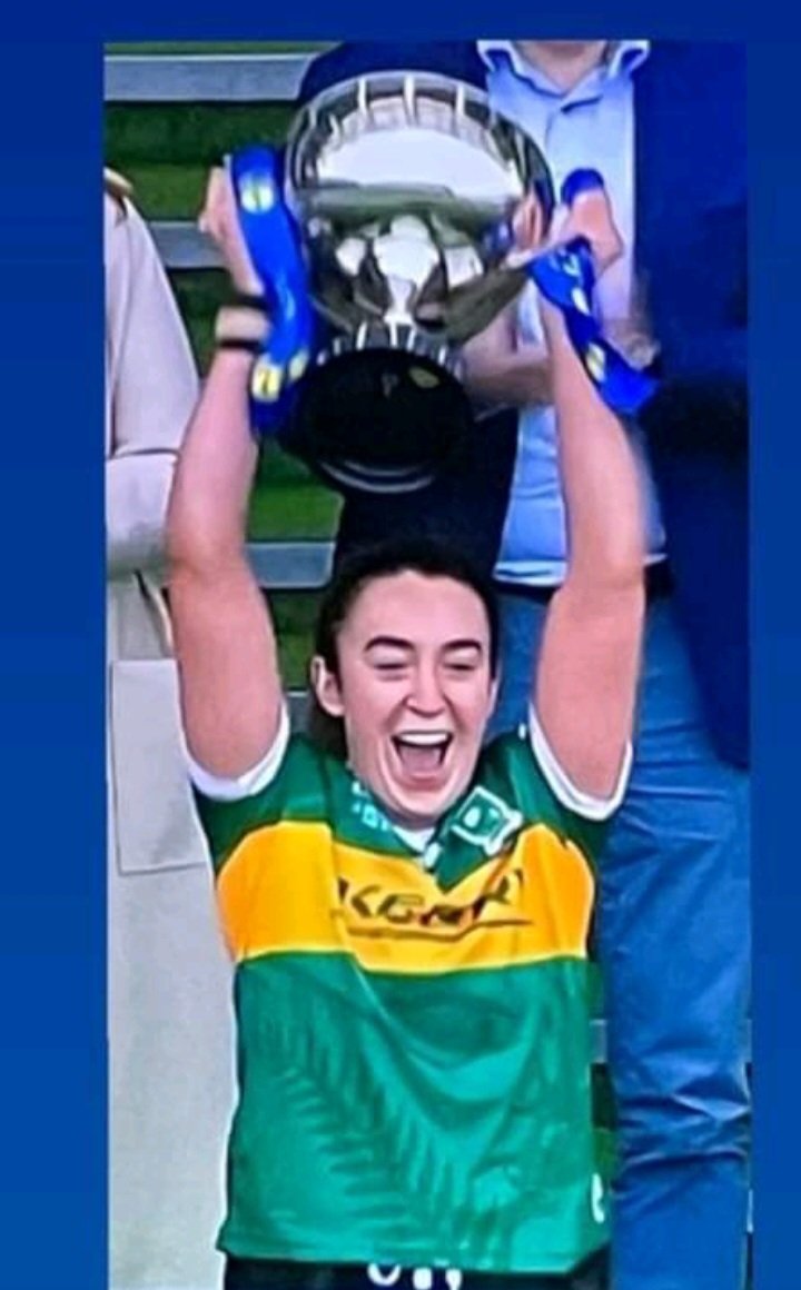🎉 Well done <a href="/AishlingOx/">Aishling O’Connell</a>. Congratulations on a fantastic win. Delighted for you 🎉 
<a href="/kerryladiesfoot/">KerryLGFA</a> <a href="/LadiesFootball/">Ladies Football</a> <a href="/germccarthy74/">Ger McCarthy</a>
