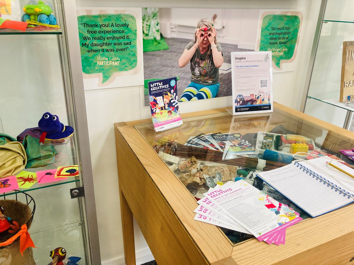 NottsLibraries's tweet photo. Now Open at Mansfield Library! 🎨
Our team of professional artists have been working to help children learn new skills and have multi-sensory fun, in nursery settings and libraries across Nottinghamshire. 
 Find out more on our website: https://t.co/4clG87ZhZe 
#littlecreatives https://t.co/OVWjX3l4Jh