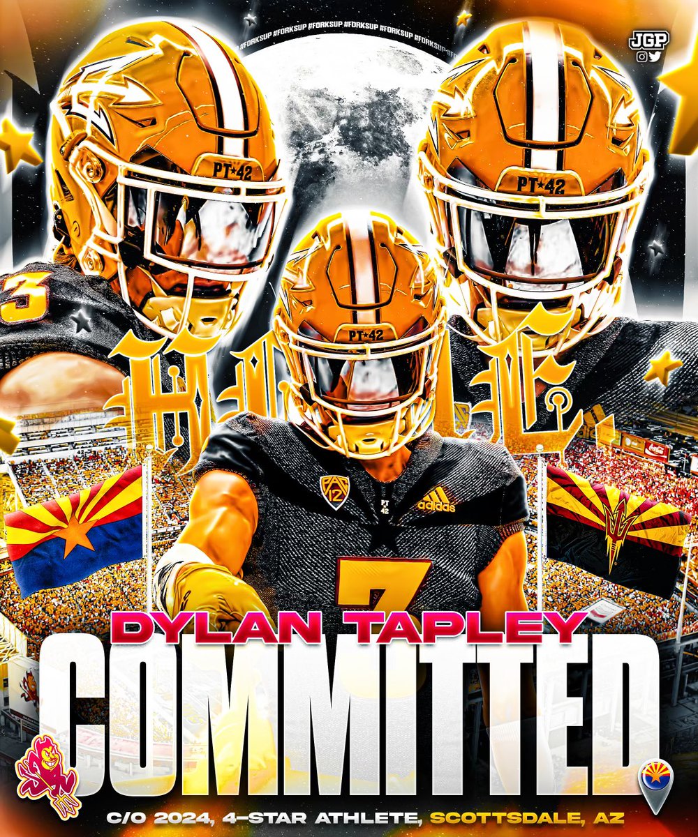 Sun Devil Nation, I’m staying home. #hometownhero #committed