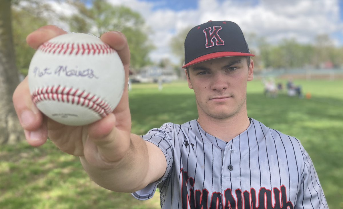 Player of the Game: Nate Maiers had a day, going 4-for-5 with two doubles, two runs scored and game-winning hit in B7 as No. 5 Kingsway rallies for 10-9 win over Bishop Eustace in Ralph Shaw Classic ⚾️

<a href="/Dragons_AD/">Kingsway Athletics</a> @KDragonBaseball <a href="/BEPCRUSADERS/">Eustace Prep Athletics</a> <a href="/EustaceBaseball/">Eustace Baseball</a> <a href="/natemaiers1/">Nate Maiers</a>