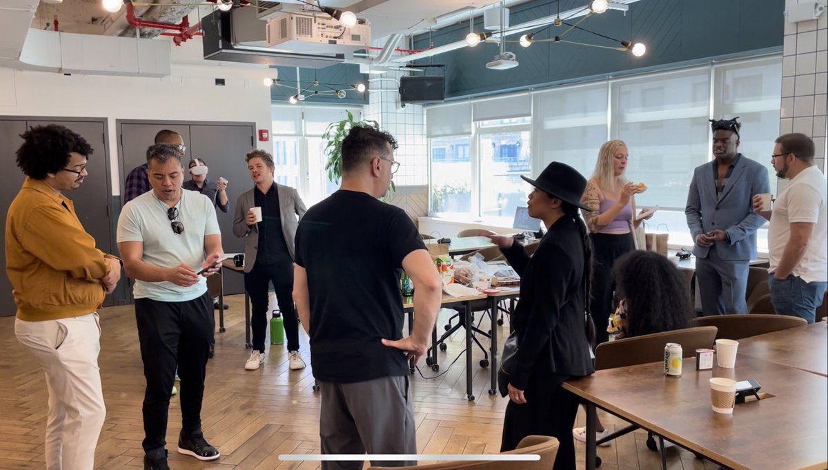 We had a perfect wrap-up event this morning with <a href="/CryptanLabs/">Cryptan Labs</a> <a href="/NonfungibleKIDS/">Non-FUNgibleKIDS</a> <a href="/MusicTechMedia/">BrandonDavid Music Tech Connect</a> <a href="/bennypekala/">Benny Pekala</a> and a few of our Web3 Collective family.  👑 #weareroyals ✌️❤️🐕