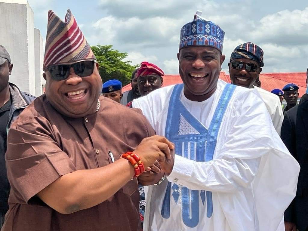 DukeOfOsun's tweet photo. At 57, Tambuwal has served as;

- Deputy Chief Whip of HoR
- Minority Leader of HoR
- Speaker of HoR
- Two-term Governor of Sokoto
- Chairman, PDP Governors’ Forum
- Chairman, Nigeria Governors’ Forum

Now elected as a Senator. Aminu Waziri Tambuwal Born with a Golden Spoon ⚡ https://t.co/CFhyhelx61