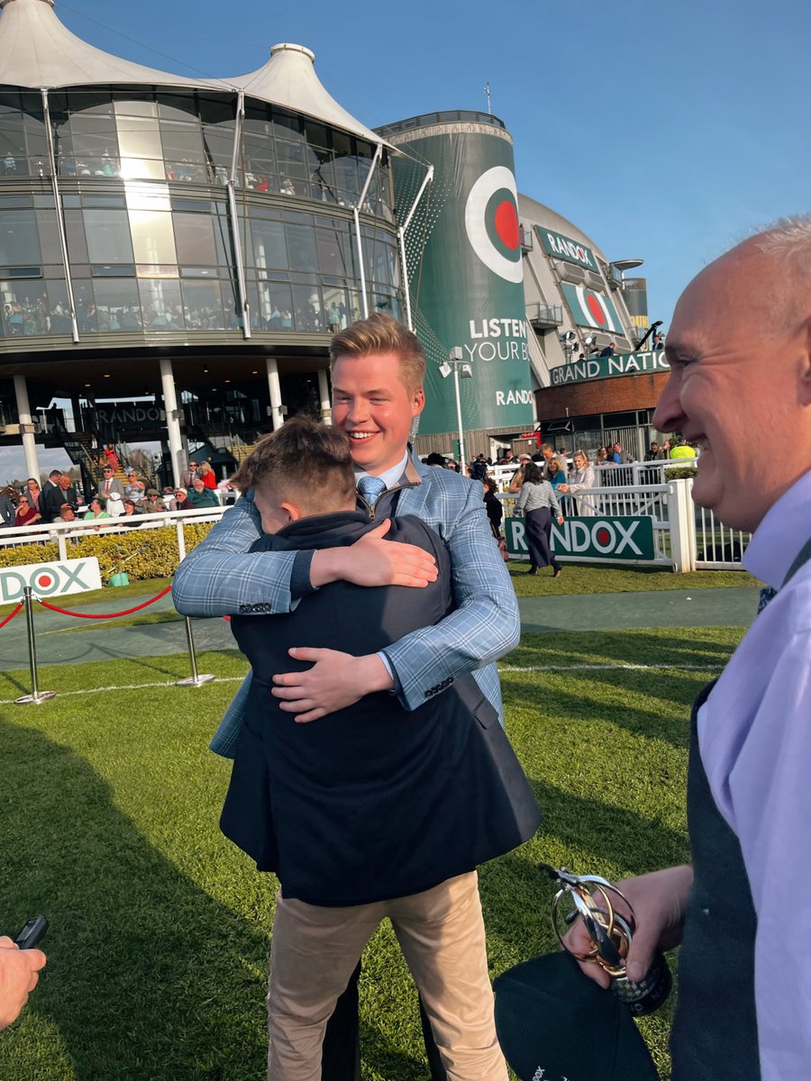 TheRacingJosh's tweet photo. 21 years old. Found racing during covid and his new passion led to a share in Corach Rambler. Now the owner of a two-time Cheltenham festival and Grand National winner. 

Racing is a special sport and I’m over the moon for you Cam. https://t.co/p4SZyvNiL4