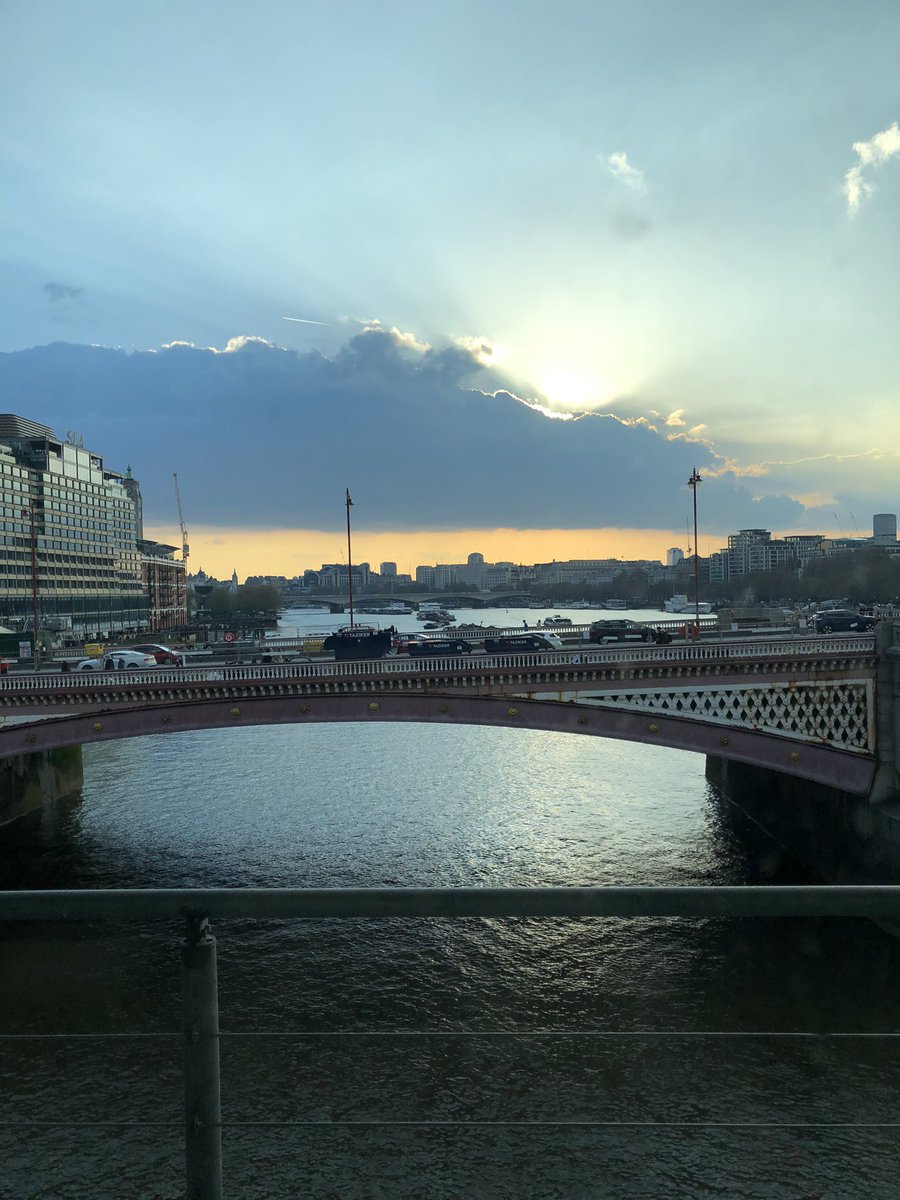 The #bakersdozen bridging The Thames at Blackfriars