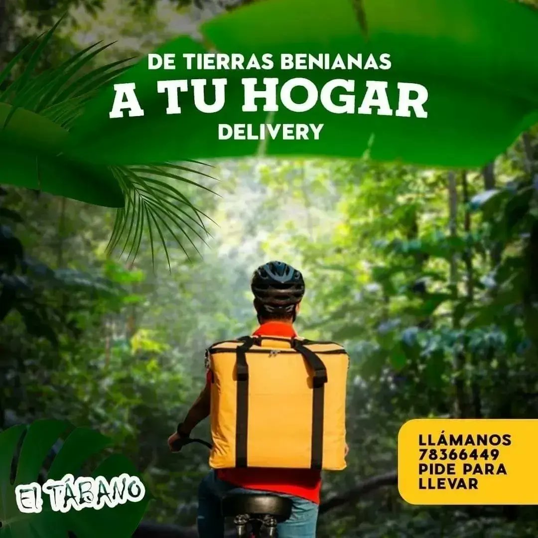EltabanoPub's tweet photo. ¡ÚLTIMO FIN DE SEMANA EN COCHA! 
Solamente agradecidos por la preferencia y por el apoyo. La filosofía de lo sostenible y producción de pueblos de la selva demostró que sí puede ser industria. #ElTábano🌴 
Menú, pedidos entrando al link 
👉🏽 https://t.co/rE2Ug3gsPk https://t.co/Q4pL040akU