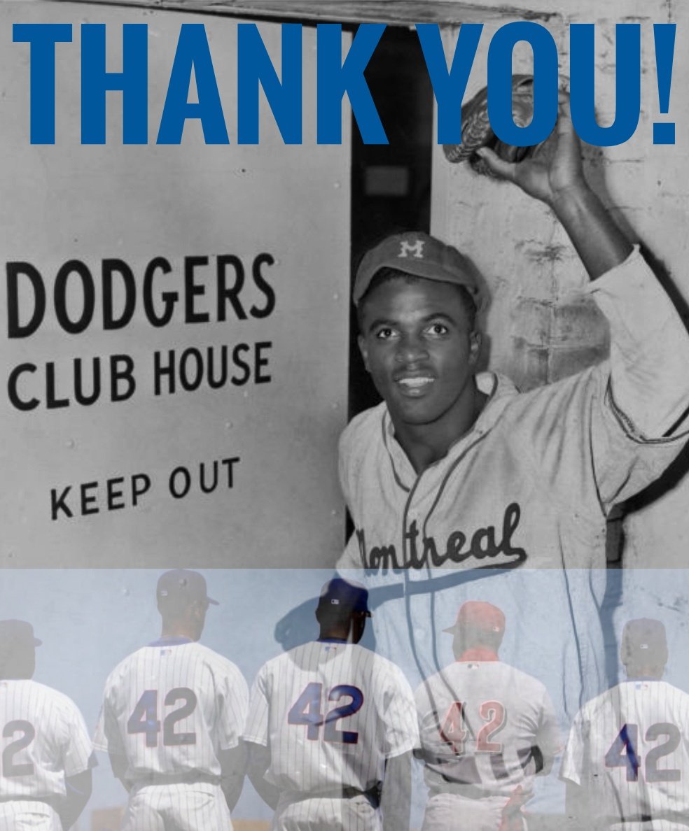 StillGotGame's tweet photo. 76 years ago today, Jackie Robinson paved a path for so many of us to follow, and we will forever be both inspired by and grateful to him.
#JackieRobinsonDay #ThanksJackie
#JRD #SGGF https://t.co/j2uBm7OGrb