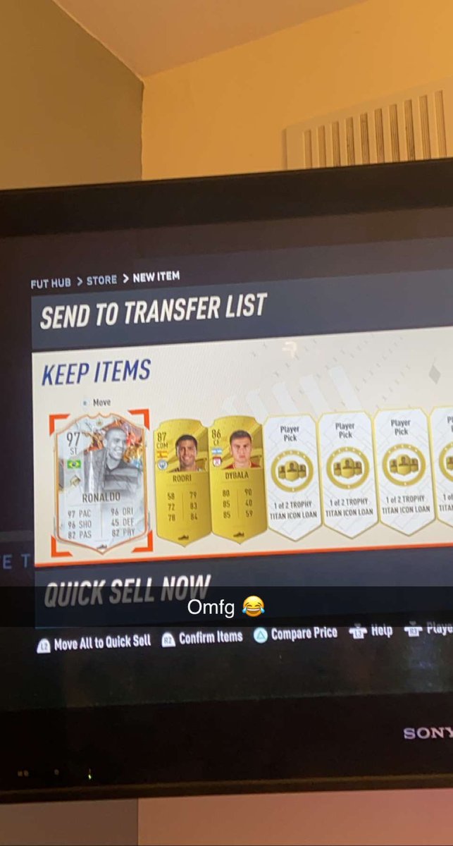 SuspxctR6's tweet photo. #FIFA23 #fifa  no way https://t.co/sGohK21eUV