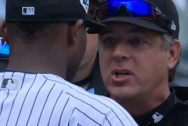 CodifyBaseball's tweet photo. "You have to wash your hands."  

Not what I thought I'd see an umpire say after a foreign substance check. https://t.co/oJc3e0w0eR