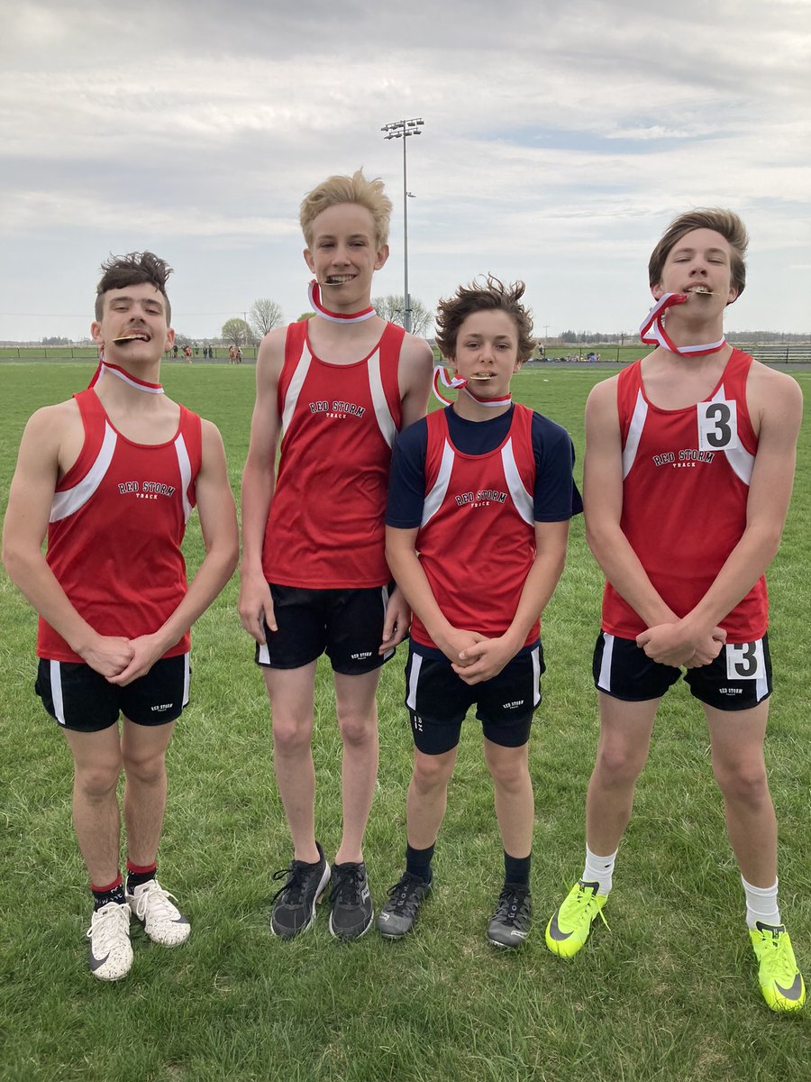 CoachUjh's tweet photo. Unfortunately we had to cut the Bobby Dunlap meet short today but these boys were able to win the 4x100 and 4x400. Thanks to everyone that attended. https://t.co/4ZcWFrudKO