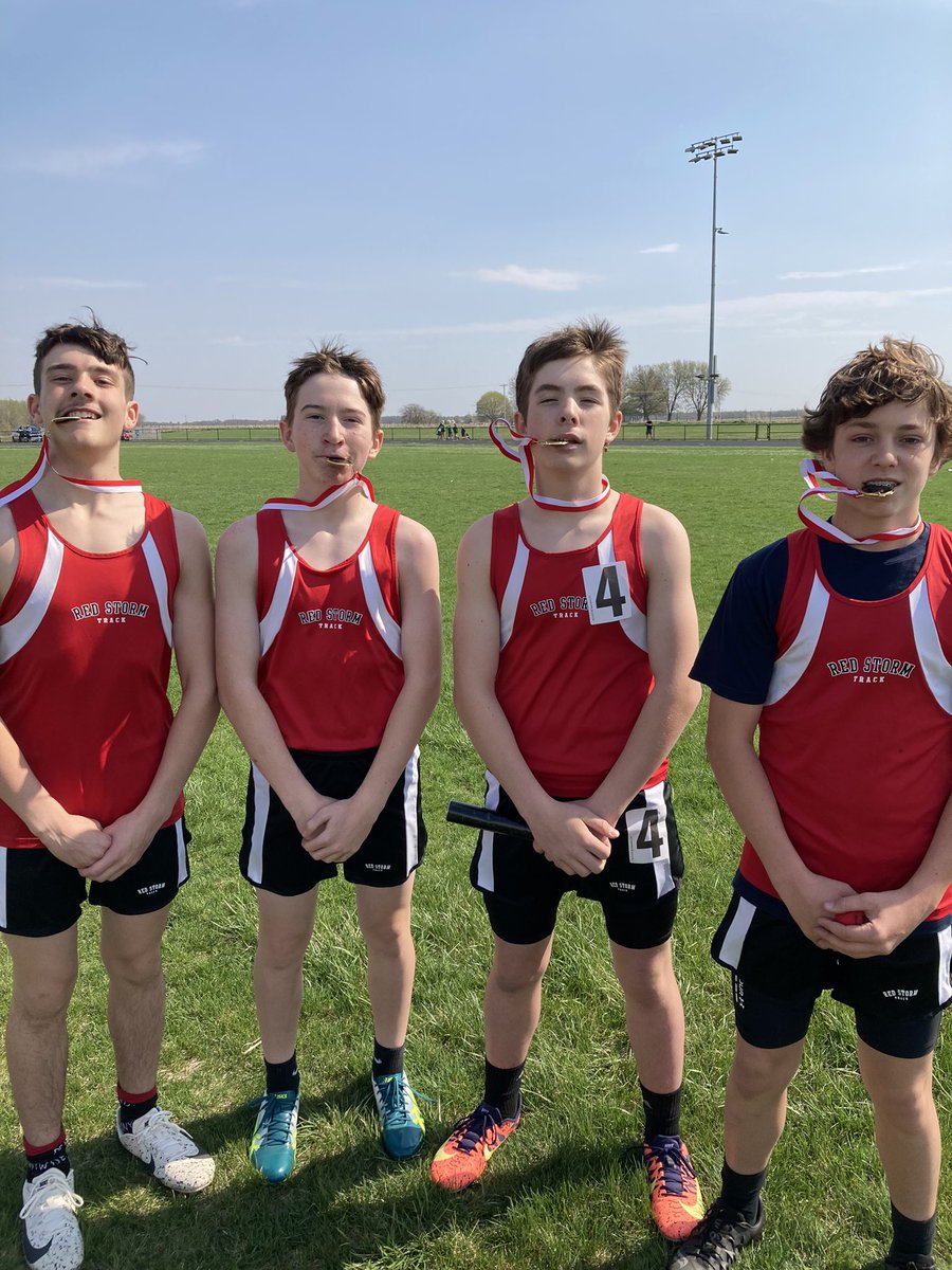 CoachUjh's tweet photo. Unfortunately we had to cut the Bobby Dunlap meet short today but these boys were able to win the 4x100 and 4x400. Thanks to everyone that attended. https://t.co/4ZcWFrudKO
