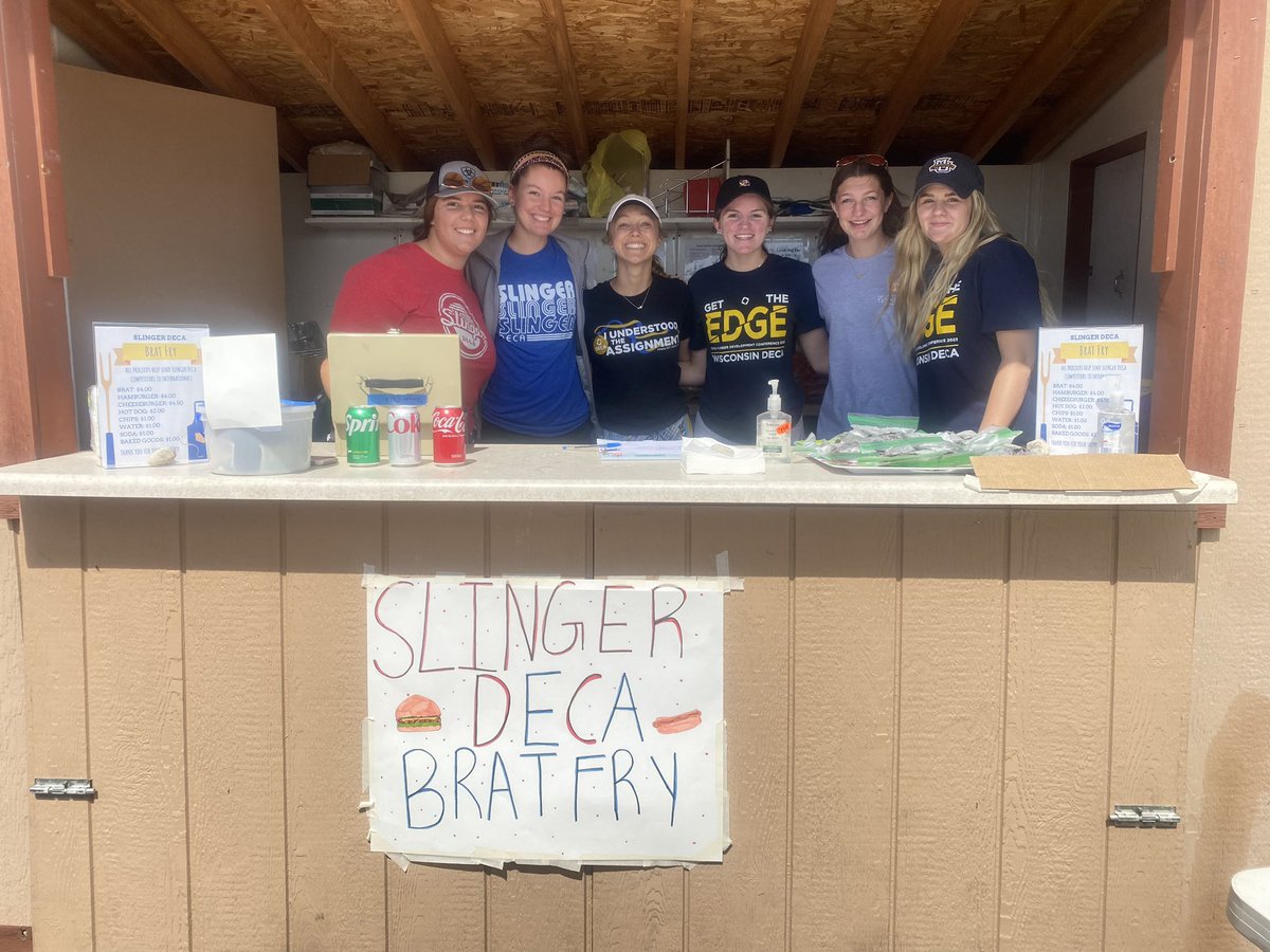 Come out and support <a href="/slingerDECA/">Slinger DECA</a> at their brat fry <a href="/FoxBros/">Piggly Wiggly</a> (Piggly Wiggly)! The brat and cheeseburger were fantastic. <a href="/_Hootie_Owl_/">SHS Student Council</a> <a href="/SlingerOwls/">Slinger School District</a>