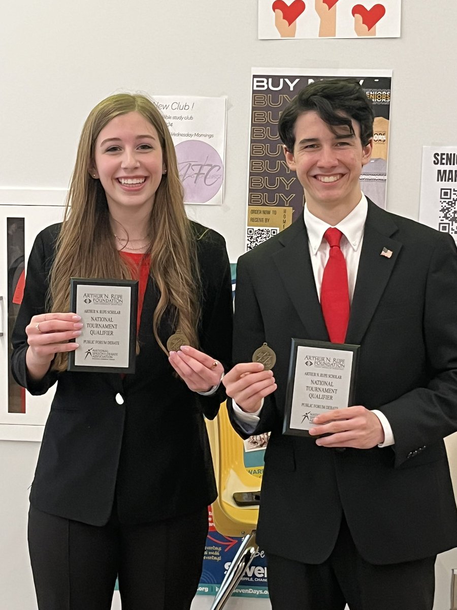 Going to Phoenix! 1st place today at Nat Quals - Max and Kailey! Congrats!

<a href="/ThreeTrailsNSDA/">Three Trails NSDA</a> <a href="/SHSchools/">Spring Hill Schools</a> <a href="/SHHS_Broncos/">Spring Hill High</a> <a href="/USD230Supt/">Dr. Link Luttrell</a> #Learn230