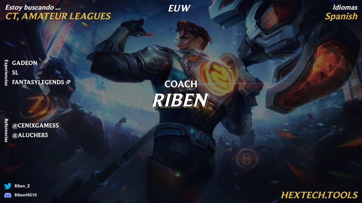 Bueno pues debido a los buenos resultados y la robada histórica de jugadores de mi roster, me despido de <a href="/GadeonClub/">Gadeon Club</a> y me dispongo a buscar nuevos caminos profesionales. Muchas gracias al club y al roster.
Se agradece RT! ♥️