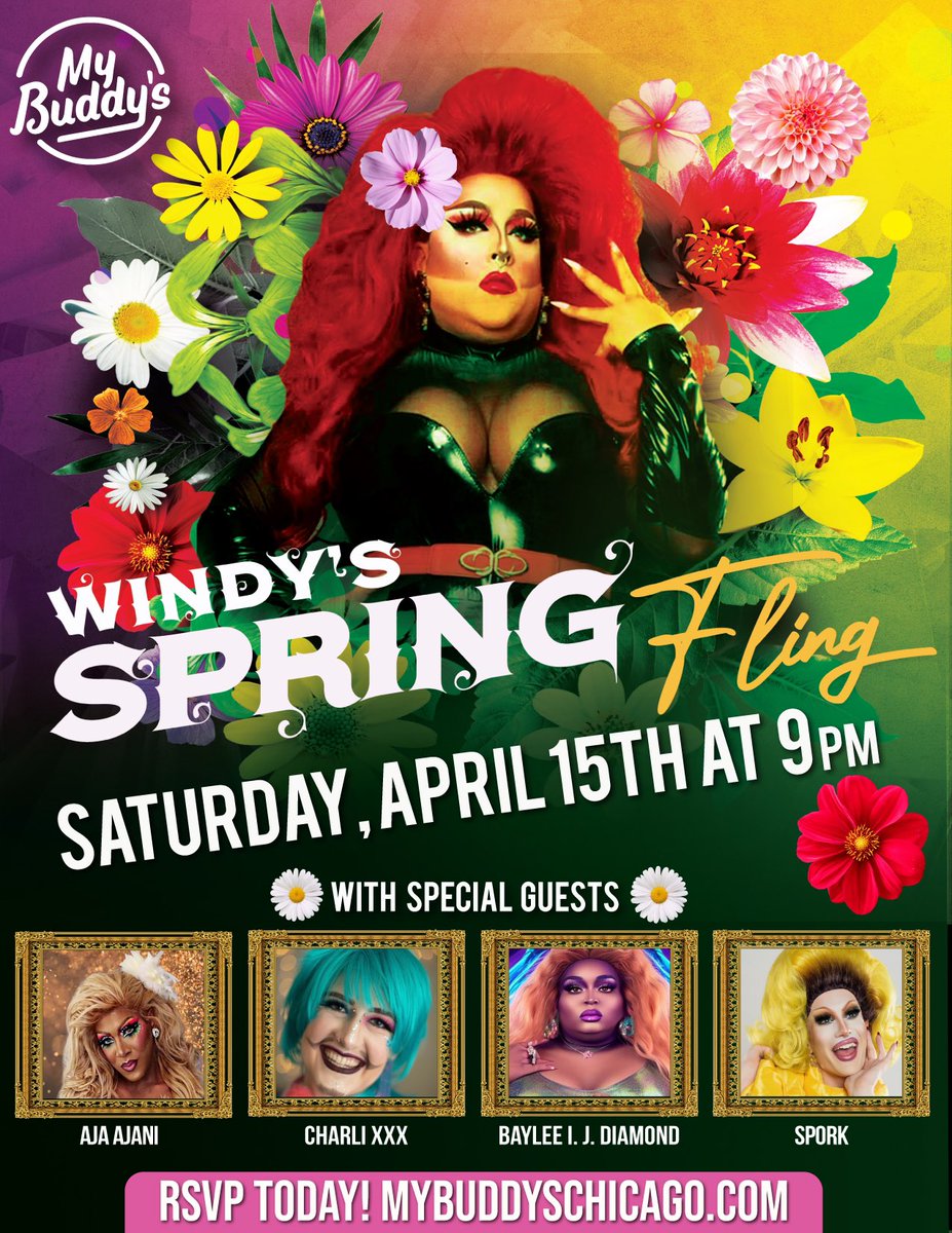 Tonight! 9pm at My Buddy’s 
(4416 N. Clark St)

Tickets can be purchased with link below:

eventbrite.com/e/416292982517

See y’all there!