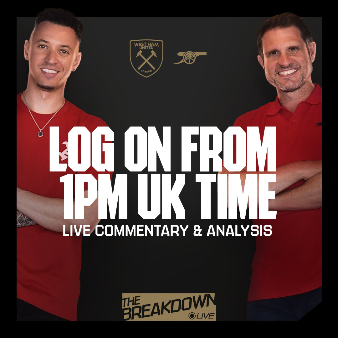 Arsenal's tweet photo. 📺 All the pre-match build-up - from an Arsenal perspective 

🕐 Make sure to tune in at 1pm (BST) 👇