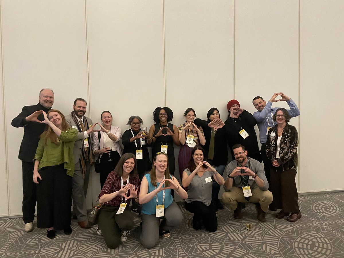 Thrilled to see many of our Critical and Sociocultural Studies in Education (CSSE) students, alumni, and professors reunite at #AERA23 <a href="/uoeducation/">University of Oregon College of Education</a> reception.  Such a great opportunity to catch up! <a href="/DrStephanyRJ/">Stephany RunningHawk Johnson</a> <a href="/asiliafranklin/">Asilia</a> @laurida