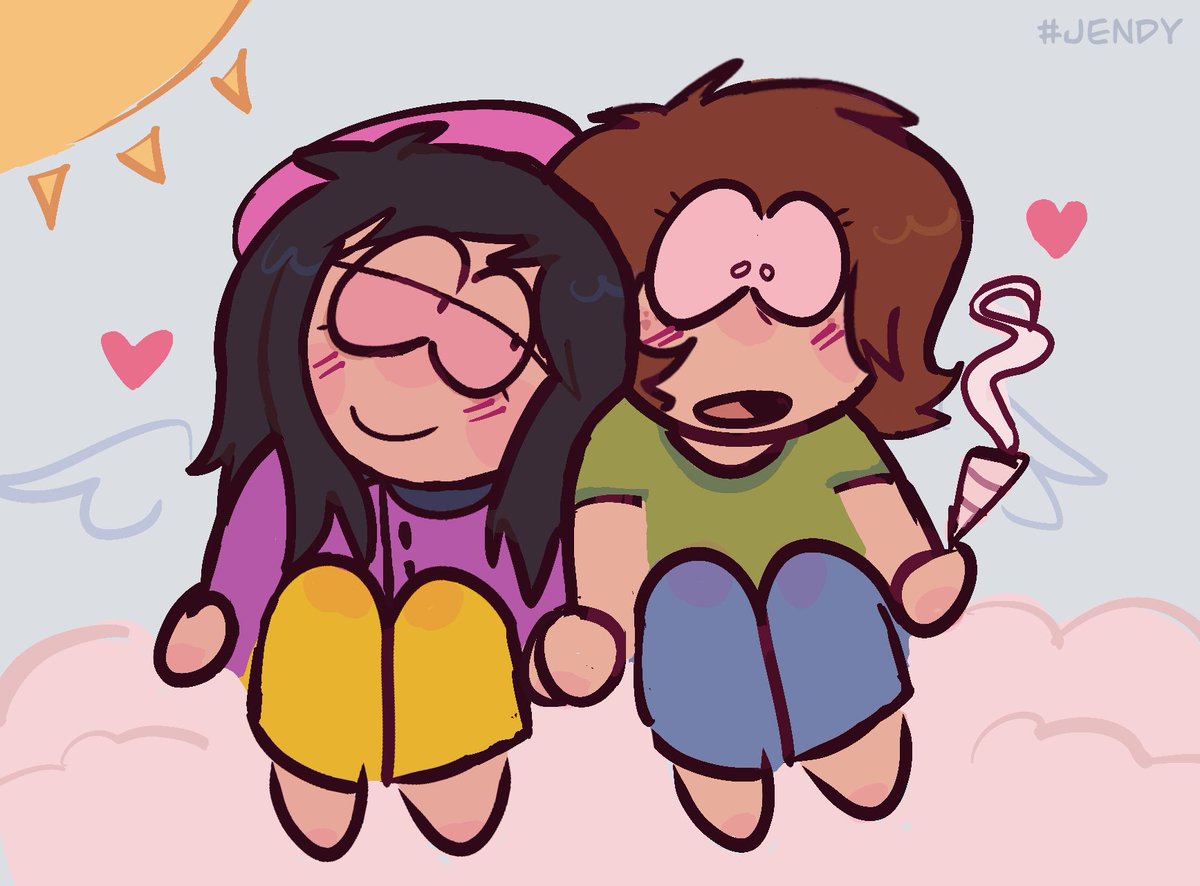 razyruu's tweet photo. i love this ship so much #jendy #southparkfanart https://t.co/x3Qjo7YUHc