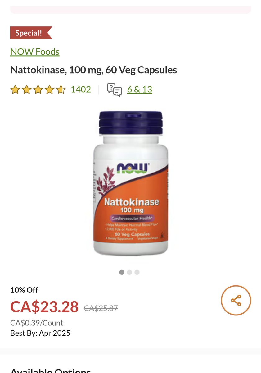 MaleToxicityNow's tweet image. serrapeptase and Nattokinase are also great.