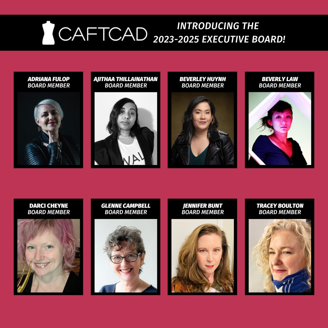 Today, CAFTCAD is pleased to announce our Executive Board for 2023-2025! 

Please find the full press release here: drive.google.com/file/d/1u0x81F…

#CAFTCAD #CAFTCADMembers #CostumeArts #CostumeDesign #CanadianFilm #CanadianTV #Costumer #Stylist #FilmandTelevision