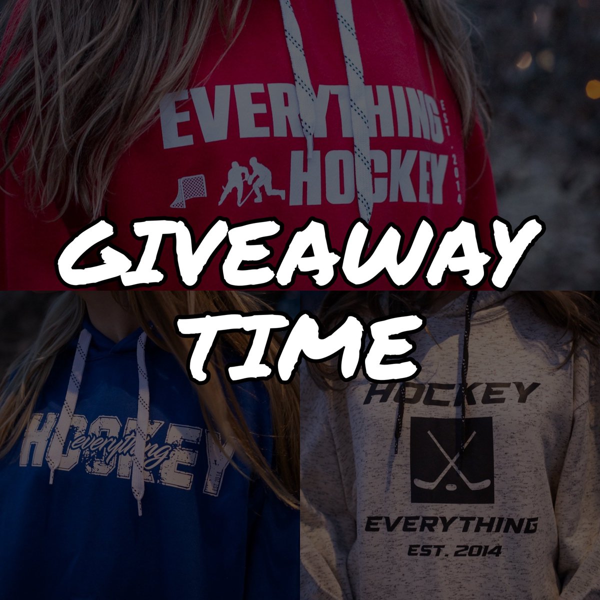 🚨GIVEAWAY TIME🚨

Enter for a chance to win a Hockey Lace Hoodie of choice from our store!

✔️Entry on website📲: everythinghockey.com/hoodiegiveaway

✔️Retweet for bonus entry

✔️Follow! @ehclothing 

Two winners will be selected at the end of the first round. everythinghockey.com
