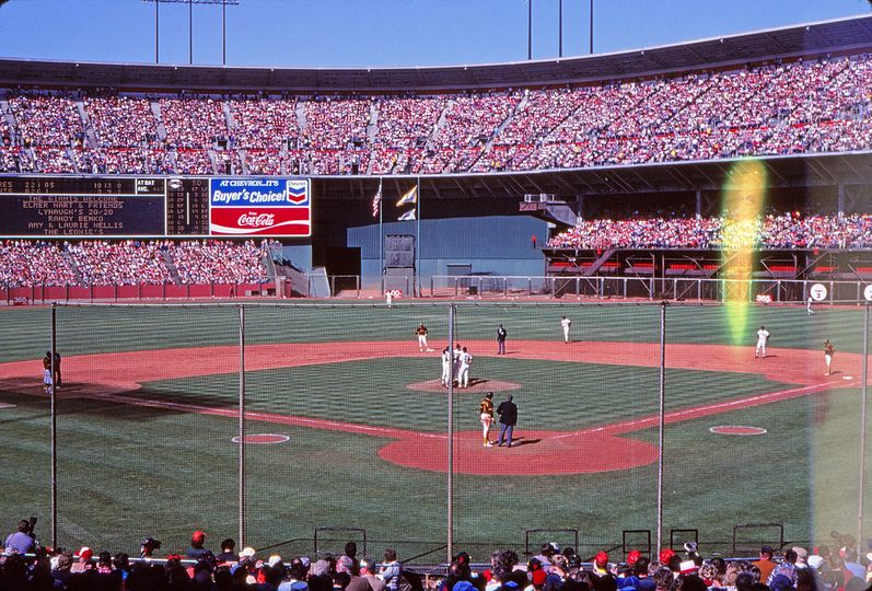 Lost Ballparks on Twitter "One of the unique features of Candlestick Park was the chain link
