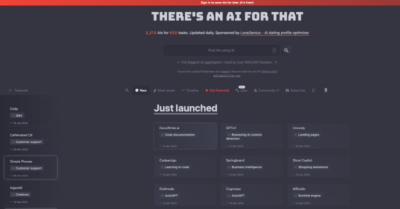 BreakingProduct's tweet photo. A very useful repository with all the available AI tools (and there are a lot!)

https://t.co/3zdYrUA5Ts https://t.co/qhog4tUp8y